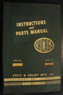 Chicago Model 68C Instructions & Parts Catalog
